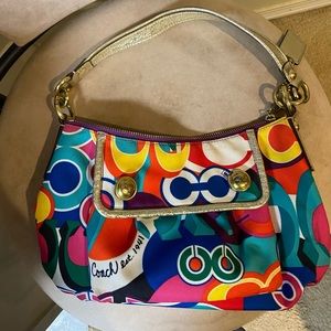 Preowned Coach multicolored handbag